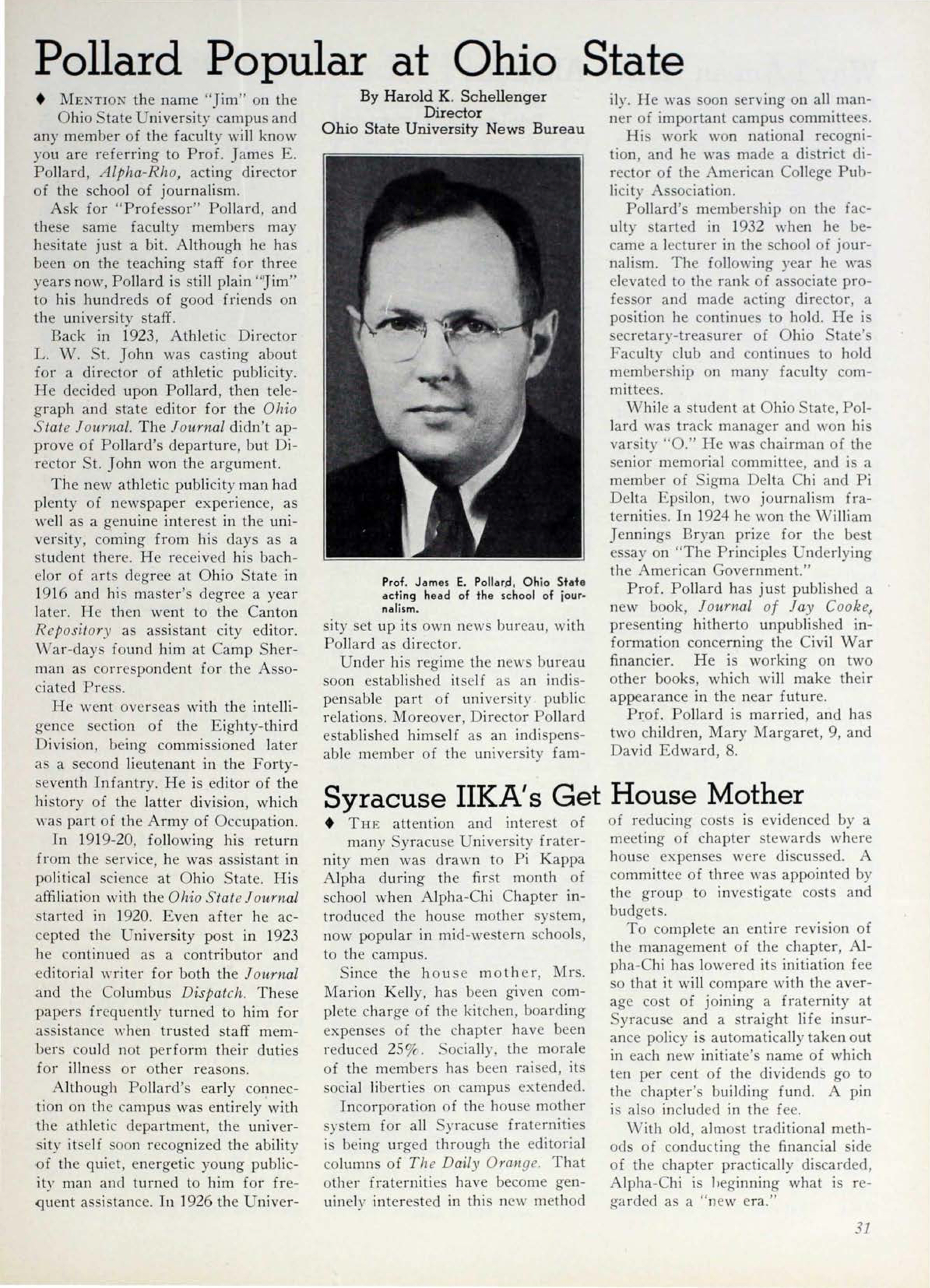 Syracuse Pi Kappa Alpha's Get House Mother